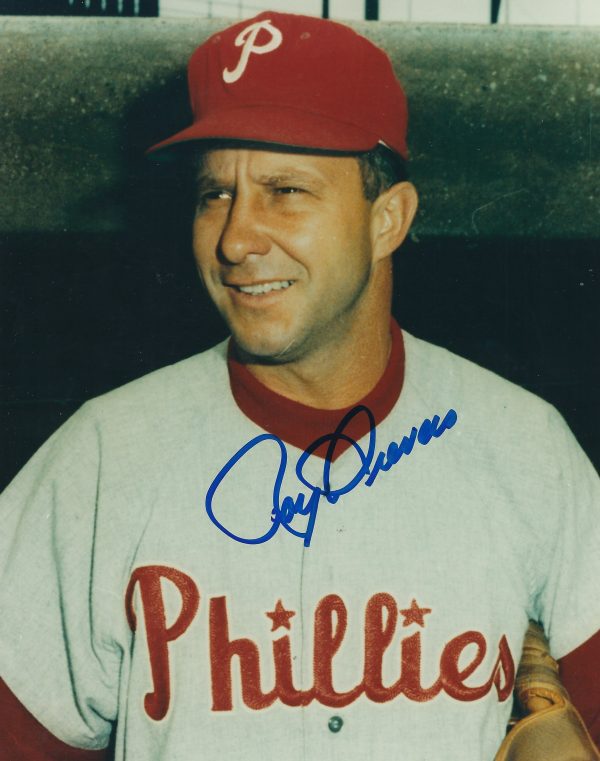 AUTOGRAPHED ROY SIEVERS 8x10 Philadelphia Phillies Photo
