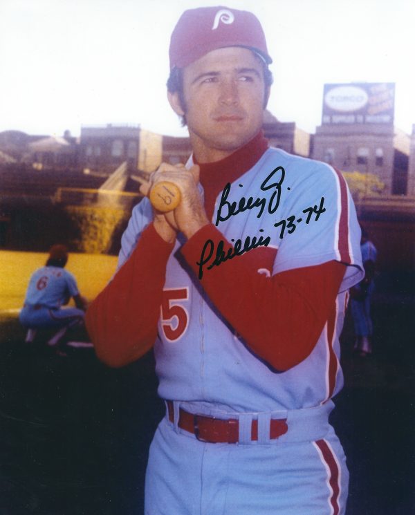 AUTOGRAPHED BILLY GRABARKEWITZ 8x10 Philadelphia Phillies photo