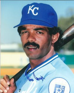 AUTOGRAPHED ONIX CONCEPCION 8X10 Kansas City Royals Photo