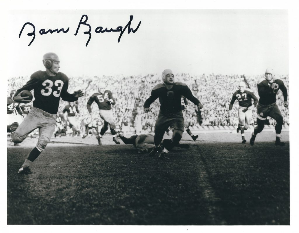 Autographed SAMMY BAUGH 8X10 Washington Redskins Photo - Main Line ...