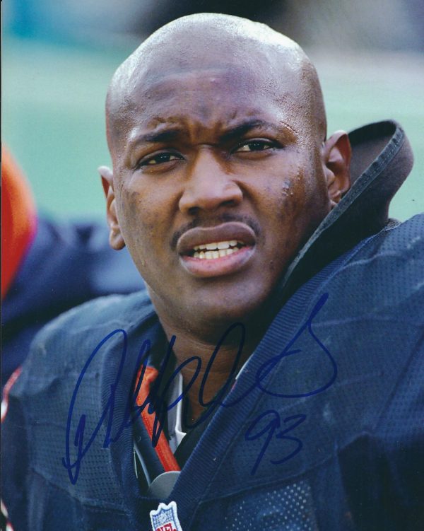 AUTOGRAPHED PHILLIP DANIELS 8x10 Chicago Bears Photo