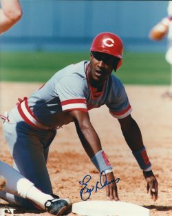 AUTOGRAPHED ERIC DAVIS 8X10 Cincinnati Reds Photo