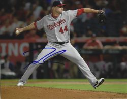 Autographed Ryan Madson 8X10 Washington Nationals Photo With COA