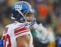 Autographed Kerry Wynn 8X10 New York Giants Photo with COA