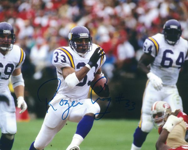 Autographed ROGER CRAIG  8X10 Minnesota Vikings Photo