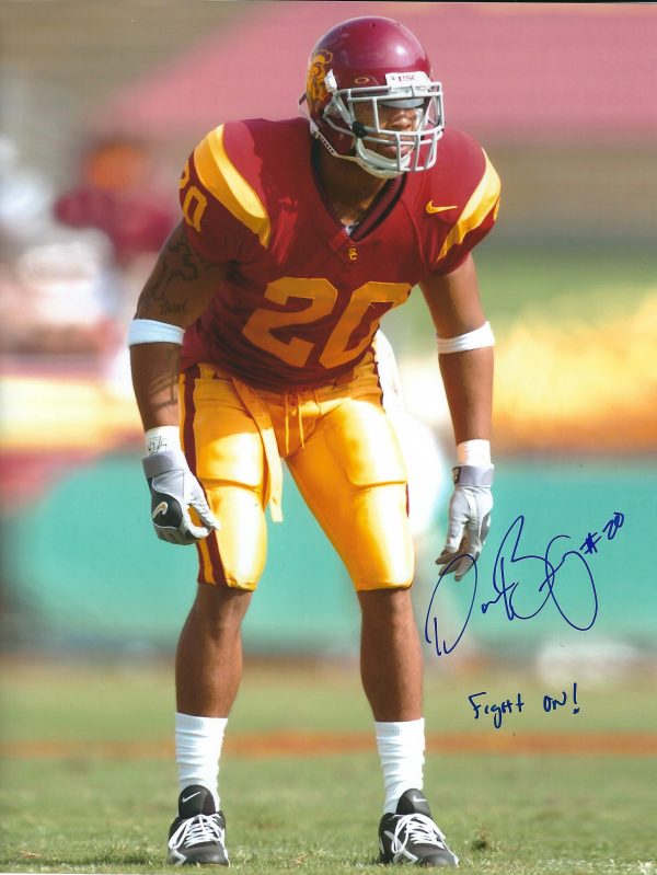 Autographed DARNELL BING USC Trojans Photo