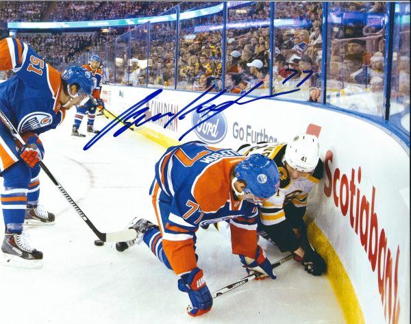 Autographed OSCAR KLEFBOM 8X10 Edmonton Oilers Photo