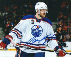 Autographed OSCAR KLEFBOM 8X10 Edmonton Oilers Photo