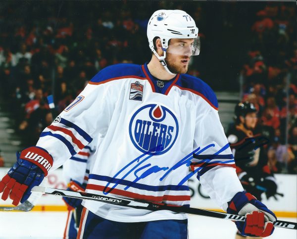 Autographed OSCAR KLEFBOM 8X10 Edmonton Oilers Photo