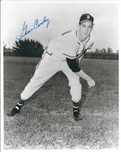AUTOGRAPHED GENE CONLEY 8X10 Milwaukee Braves Photo