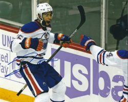 Autographed DARNELL NURSE 8X10 Edmonton Oilers Photo