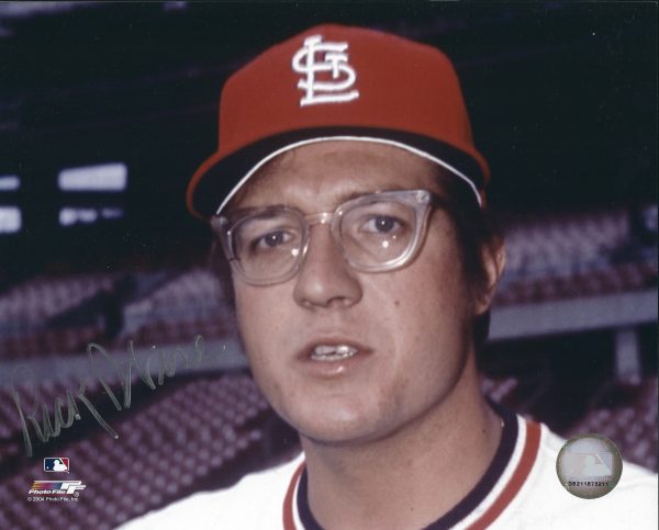 AUTOGRAPHED RICK WISE 8X10 St. Louis Cardinals photo