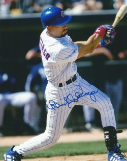 AUTOGRAPHED BENITO SANTIAGO 8X10 Chicago Cubs Photo