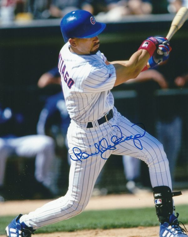 AUTOGRAPHED BENITO SANTIAGO 8X10 Chicago Cubs Photo