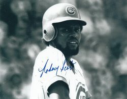 AUTOGRAPHED RODNEY SCOTT 8X10 Chicago Cubs Photo