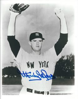 AUTOGRAPHED MICKEY MCDERMOTT 8X10 photo  New York Yankees
