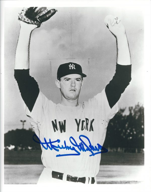 AUTOGRAPHED MICKEY MCDERMOTT 8X10 photo  New York Yankees