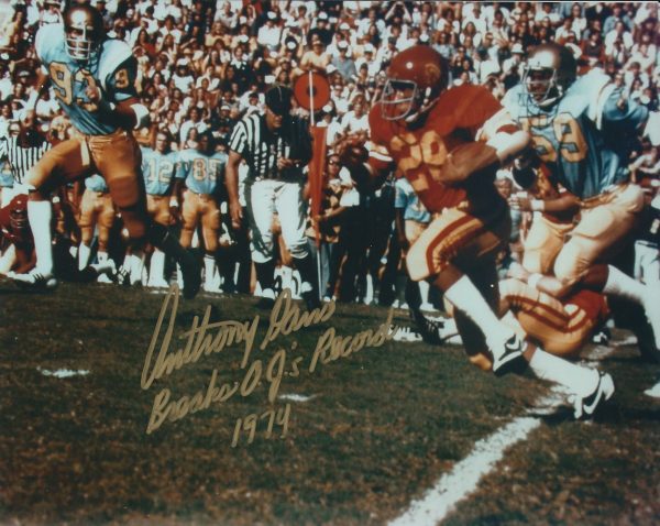 Autographed ANTHONY DAVIS USC Trojans 8X10 Photo