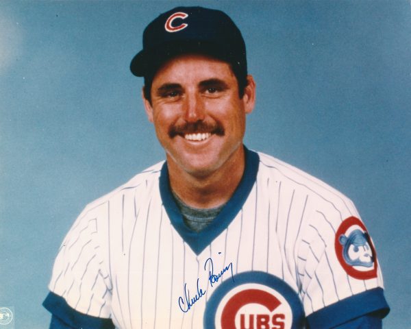 AUTOGRAPHED CHUCK RAINEY 8x10 Chicago Cubs Photo