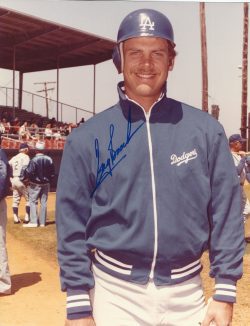 AUTOGRAPHED GREG BROCK  8x10 Los Angeles Dodgers photo