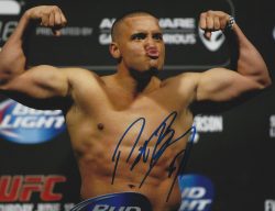 Autographed Pat Barry UFC & MMA 8x10 photo with COA