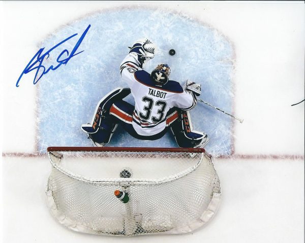 Autographed CAM TALBOT 8X10 Edmonton Oilers Photo