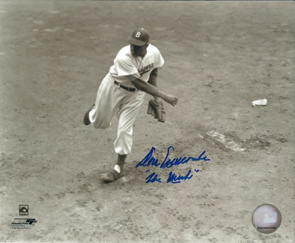 AUTOGRAPHED DON NEWCOMBE 8x10 Brooklyn Dodgers photo