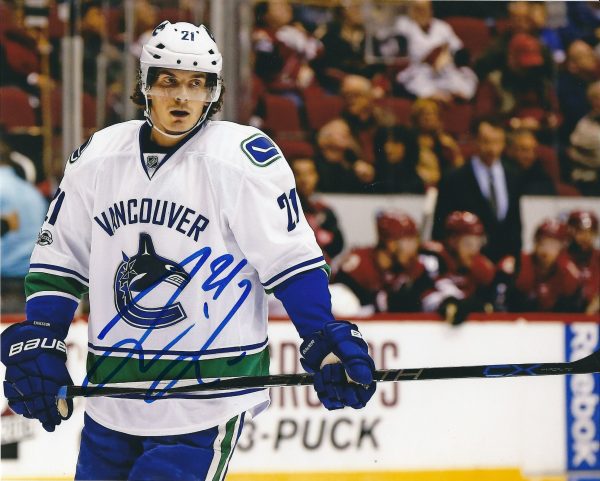 Autographed LOUI ERIKSSON 8X10 Vancouver Canucks Photos