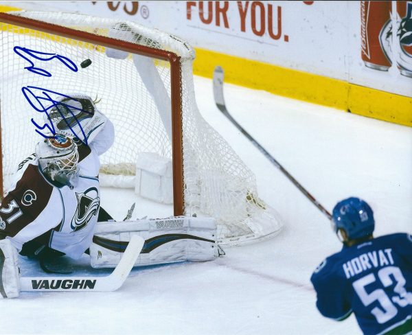 Autographed BO HORVAT 8X10 Vancouver Canucks Photos