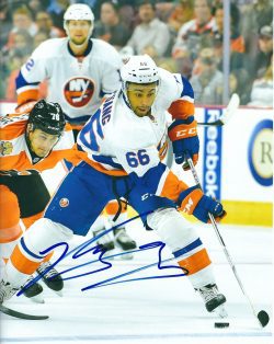 Autographed JOSHUA HO-SANG 8X10 New York Islanders Photo