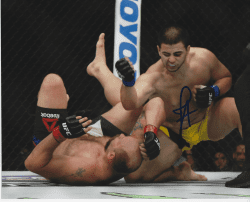 Autographed Junior Albini UFC & MMA 8x10 photo with COA
