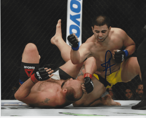 Autographed Junior Albini UFC & MMA 8x10 photo with COA
