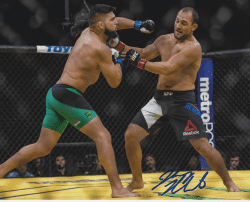 Autographed Johnny Hendricks UFC & MMA 8x10 photo with COA
