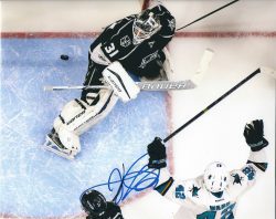 Autographed JOEL WARD 8X10 San Jose Sharks photo