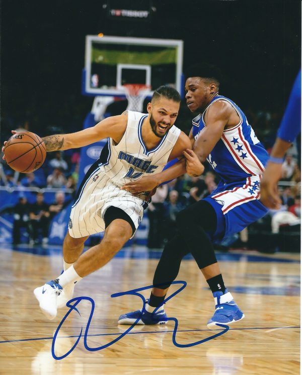 Autographed EVAN FOURNIER 8X10 Orlando Magic Photo