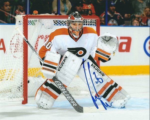 Autographed MICHAL NEUVIRTH 8X10 Philadelphia Flyers Photo