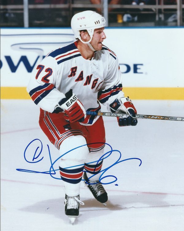 Autographed DARIUS KASPARAITIS  8X10 New York Rangers Photo