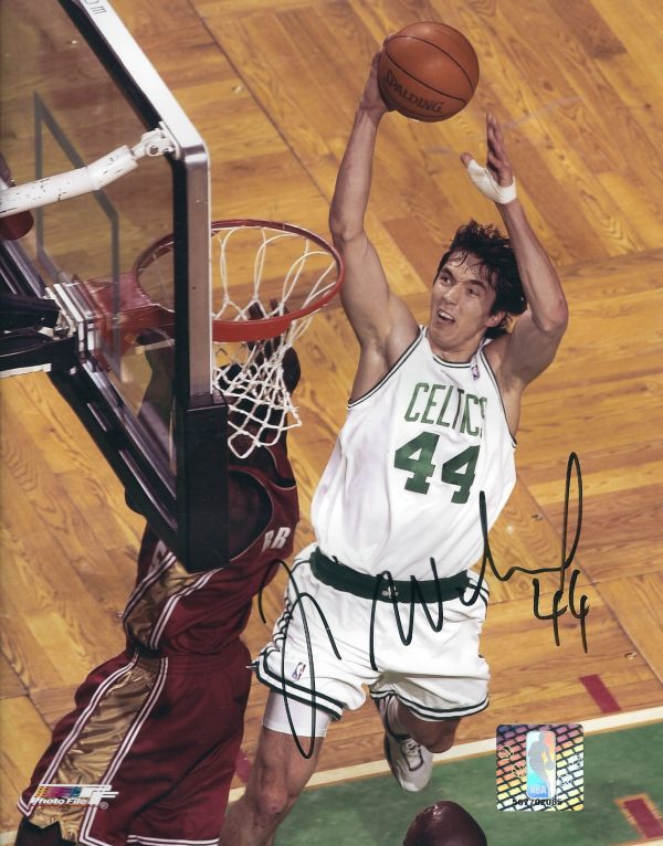 AUTOGRAPHED JIRI WELSCH 8x10 Boston Celtics photo