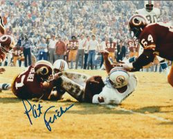 Autographed PAT FISCHER 8x10 Washington Redskins Photo