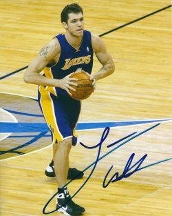 Autographed LUKE WALTON 8X10 Los Angeles Lakers Photo