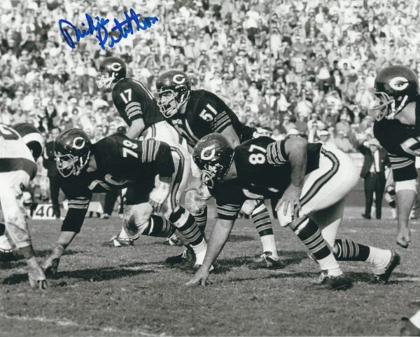 Autographed RICHIE PETTIBON 8X10  Chicago Bears Photo