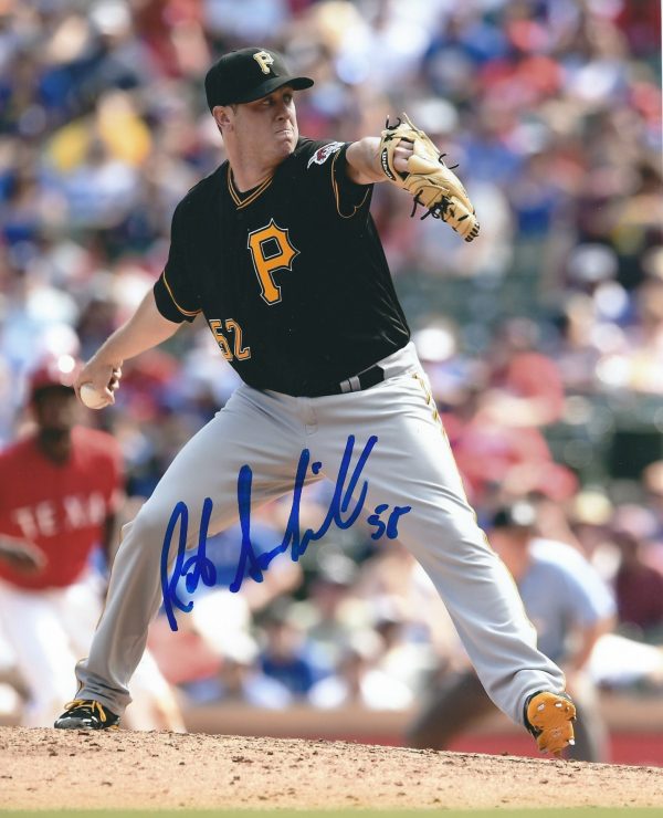 Autographed ROB SCAHILL 8X10 Pittsburgh Pirates Photo