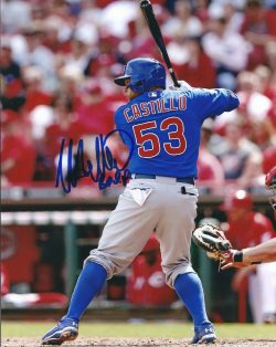 AUTOGRAPHED WELLINGTON CASTILLO 8X10 Chicago Cubs Photo