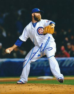 AUTOGRAPHED JASON MOTTE 8X10 Chicago Cubs Photo