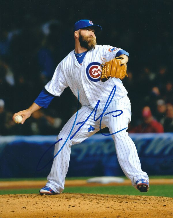 AUTOGRAPHED JASON MOTTE 8X10 Chicago Cubs Photo