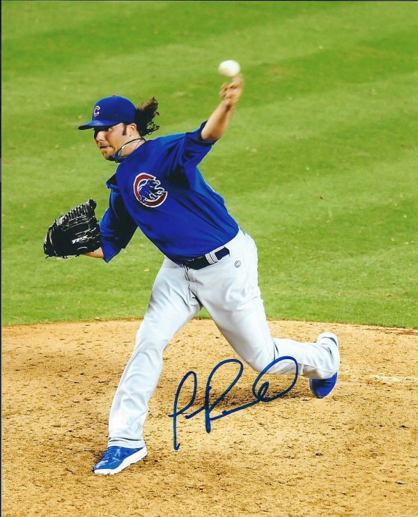 AUTOGRAPHED JAMES RUSSELL 8X10 Chicago Cubs Photo