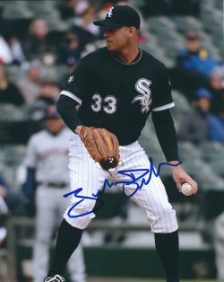 AUTOGRAPHED ZACH DUKE 8X10 Chicago White Sox Photo