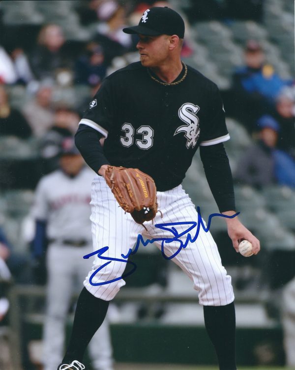 AUTOGRAPHED ZACH DUKE  8X10 Chicago White Sox Photo