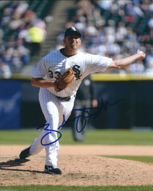 AUTOGRAPHED ZACH DUKE  8X10 Chicago White Sox Photo