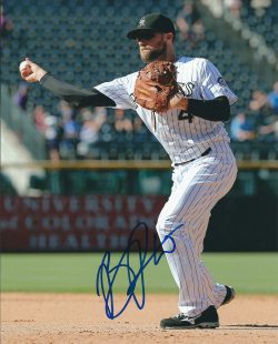 AUTOGRAPHED BEN PAULSEN 8X10 Colorado Rockies Photo